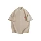 [Twill Stand Collar]Light Khaki (Red Seal Chest Logo)