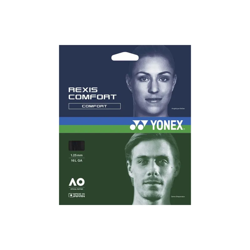YONEX Tennis Racket Strings Nylon, Polyurethane Unisex 12m Black-0
