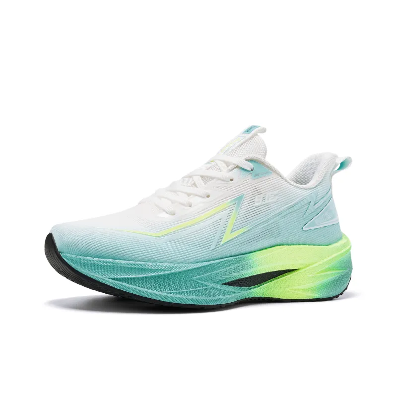 Jianjie Running Shoes Unisex Low Top White/Green/Black/Cyan-1