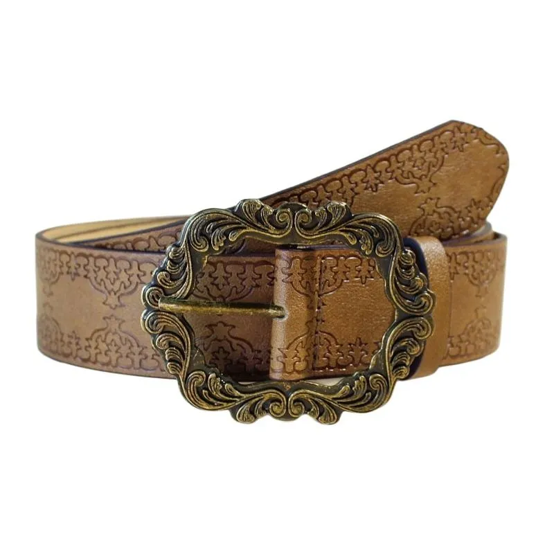 JEANSWEST PU Artificial Leather Belts Women's 3.8CM-2