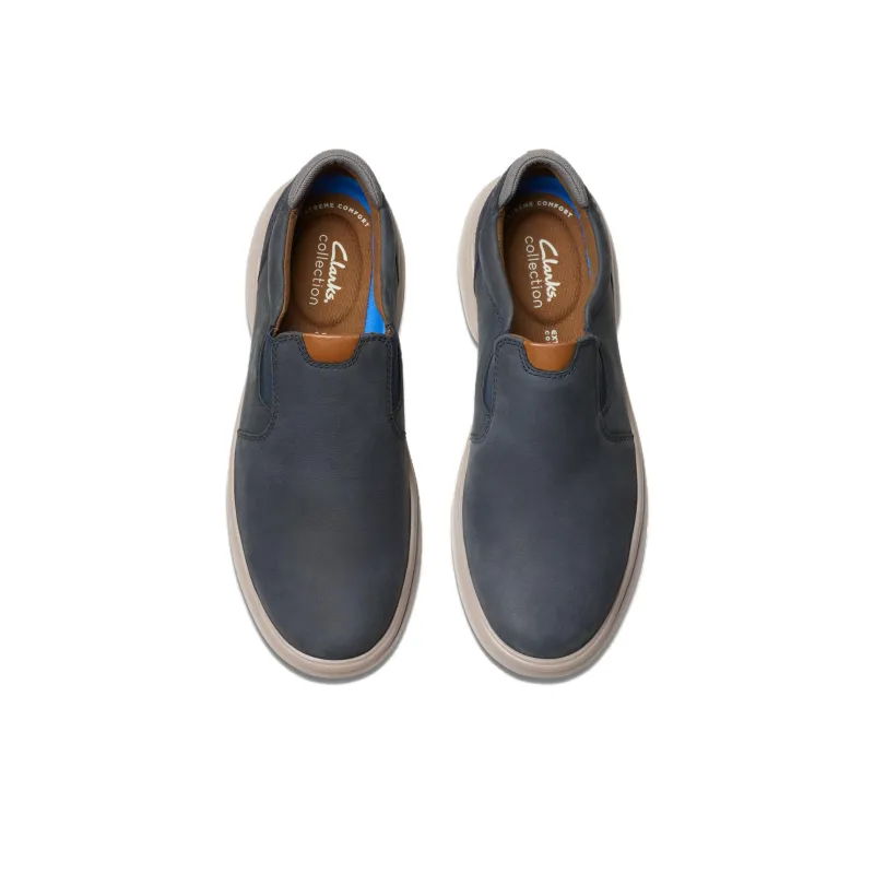 Clarks Bradley Ease Casual Shoes Men's Blue-3