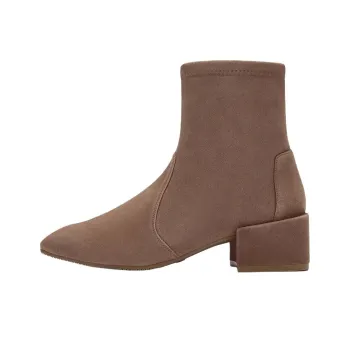 Stuart Weitzman/SW Accordion Ankle Boots 5cm Women's Brown
