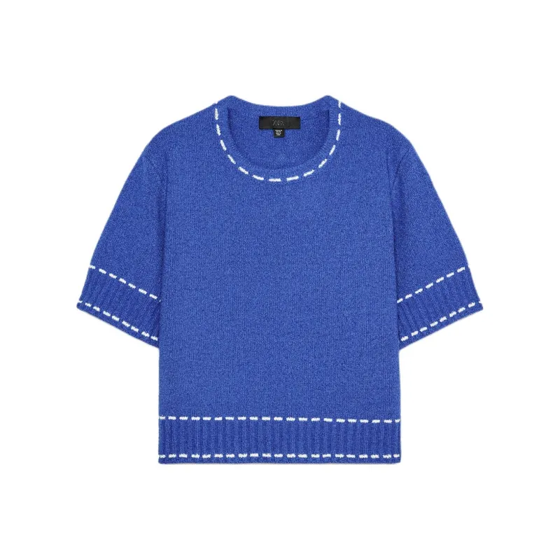 ZARA Knitwear Women's Dark Blue-0