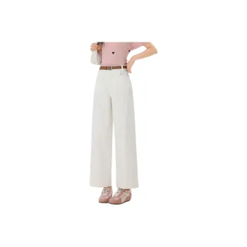 FAWENXIANGZI Jeans Women's White