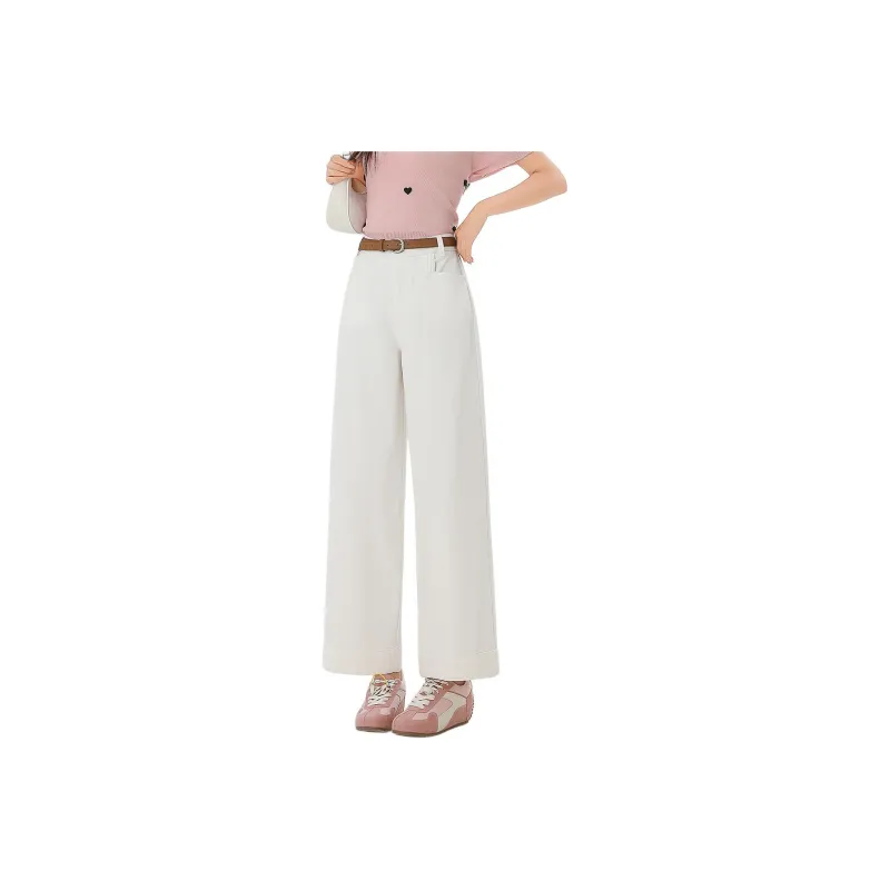 FAWENXIANGZI Jeans Women's White-0