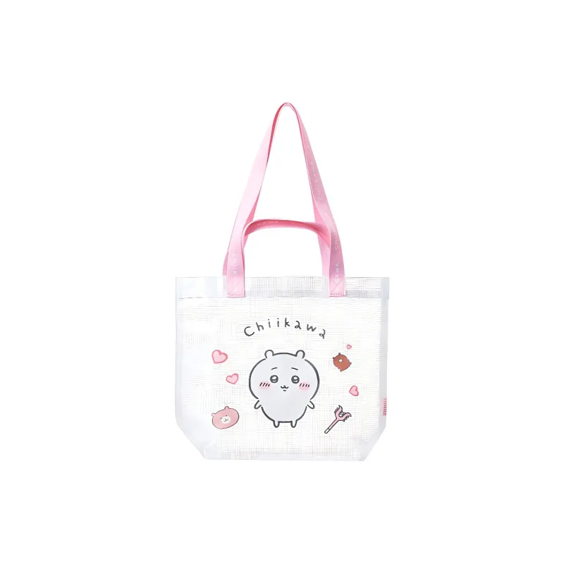 MINISO Chiikawa Collaboration PVC Gauze One Shoulder Handbag Unisex Multicolor-2