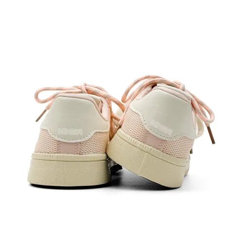 Mengsai Breathable Lightweight Height Increasing Low Top Casual Shoes Women's Pink
