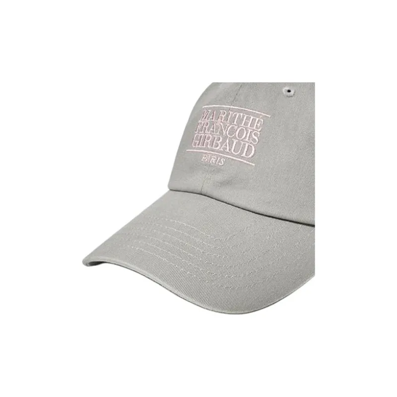 MARITHE FRANCOIS GIRBAUD Cotton Baseball Caps Unisex Light Gray-1