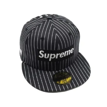 Supreme x COMME DES GARCONS SHIRT X New Era Baseball Caps Unisex Black