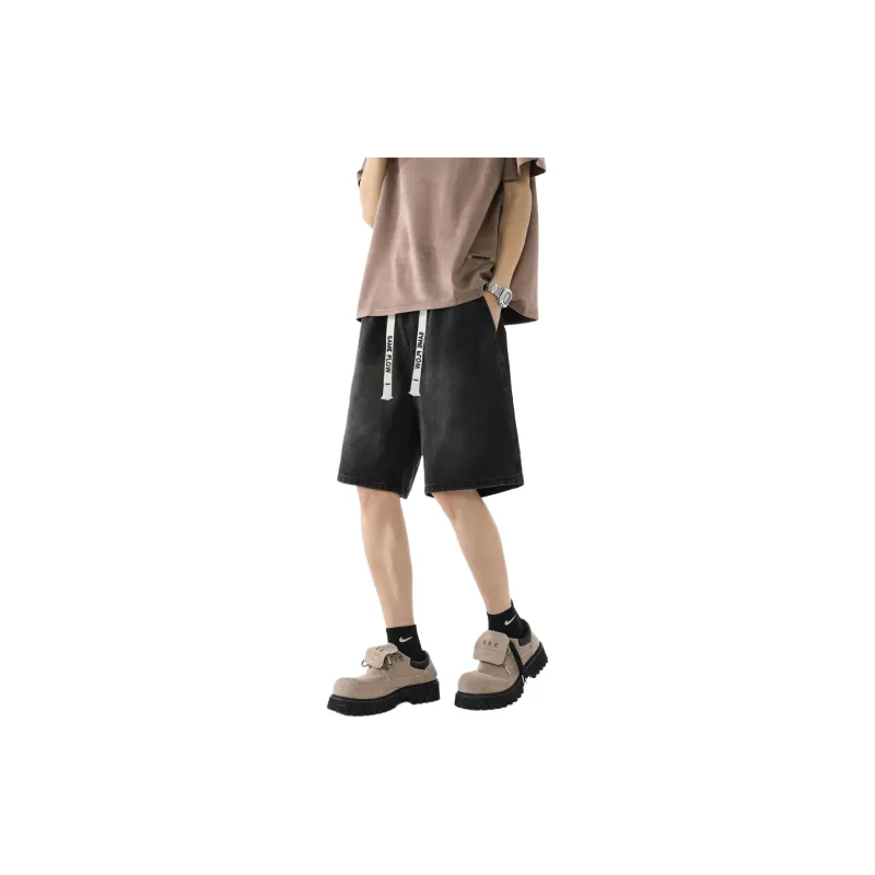 SAME FLOW Denim Shorts Unisex-5