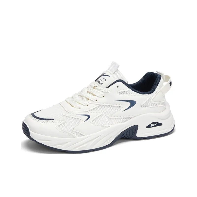 Warrior Platform Height Increasing, Trendy Versatile, Breathable Comfortable, Low Top, Chunky Sneakers, Men's-1