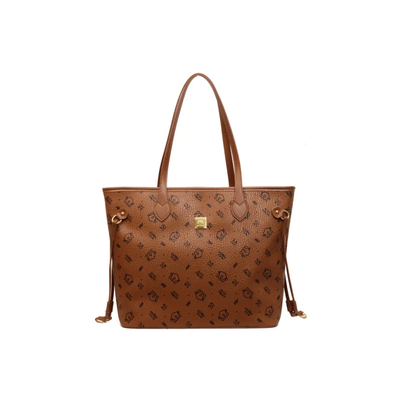 RIVMIND PU Tote Bag, Shoulder Bag Women's Multicolor-10