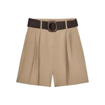 ZARA Casual Shorts Women's Medium Camel