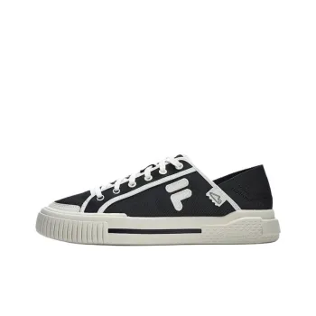 FILA FUSION Wallride Anti Slip Wear Resistant Low Top Skateboard Shoes Men's Black