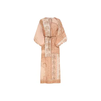 Zimmermann SS25 Long Sleeved Dress Women's Multicolor