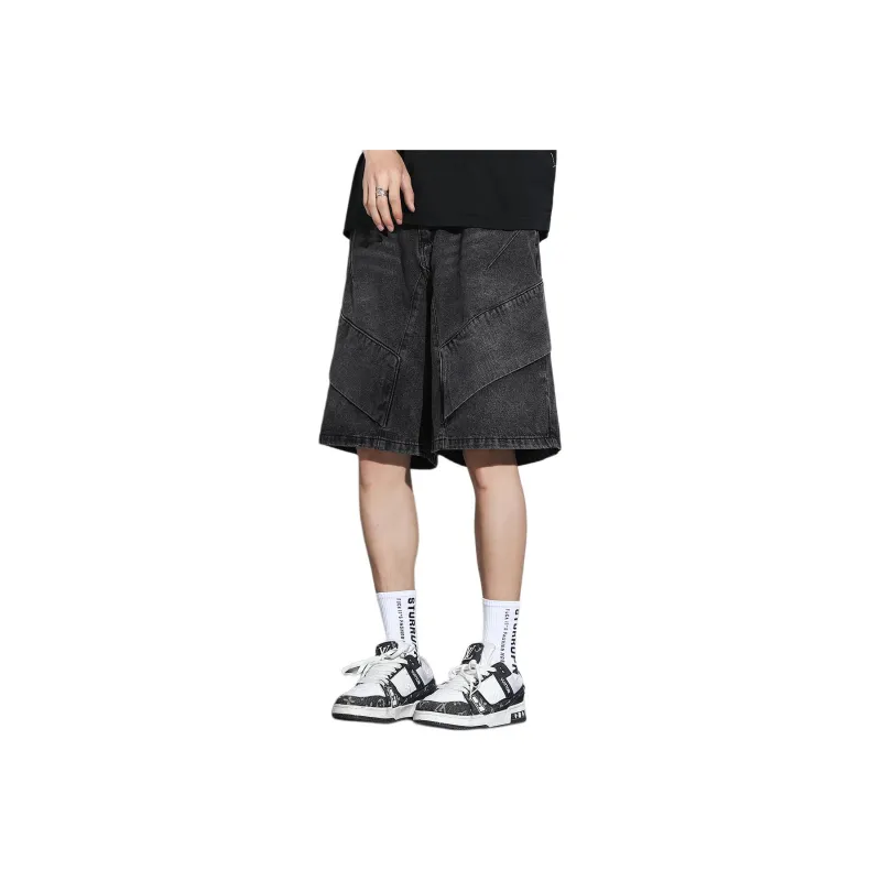 Fakeyoung Denim Shorts Unisex-3