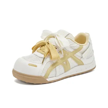 La Chapelle Abrasion Resistant Low Top Casual Shoes Women's Beige Yellow