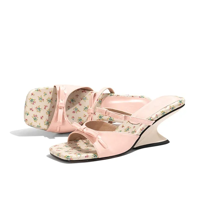 Old Meow Rubber Sole Slide Slippers Women's-2