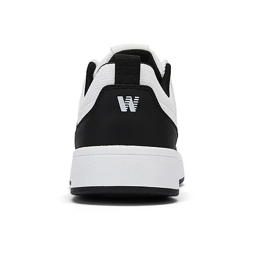 WARRIOR Skateboard Shoes Men Low Top White Black-6