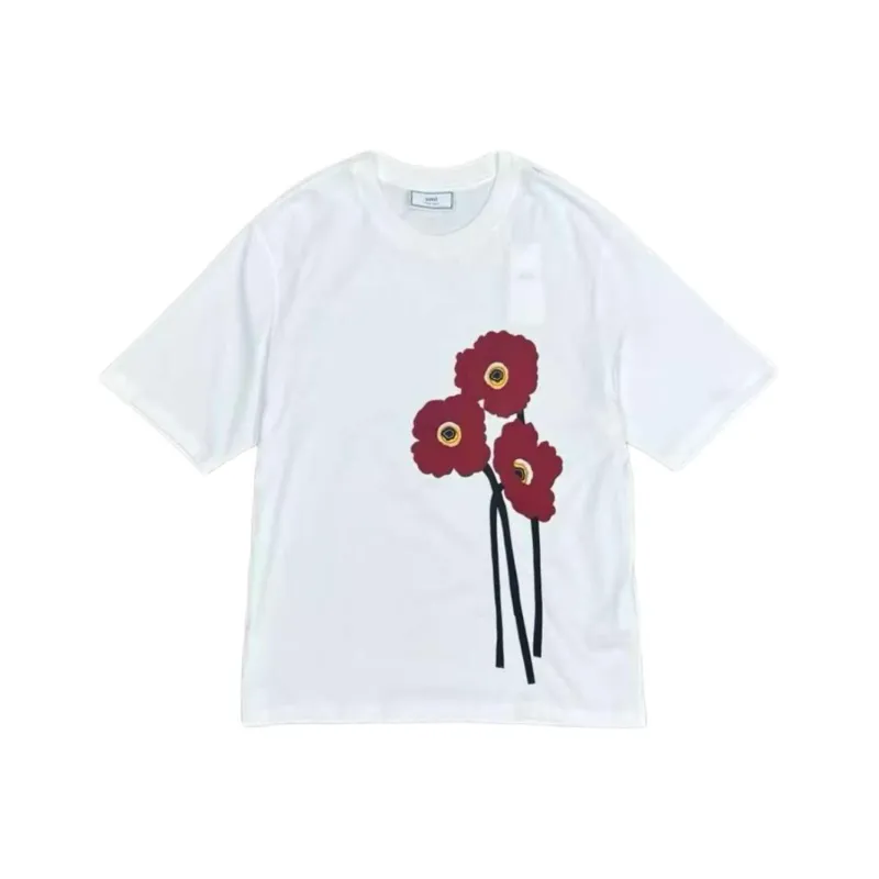 AMIPARIS T Shirts Unisex White-0