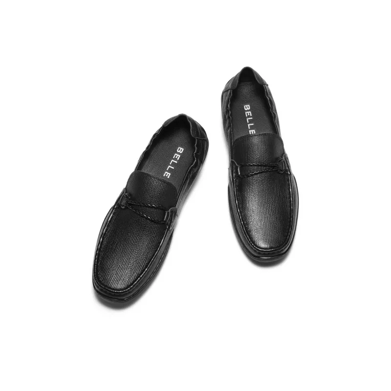 BELLE Loafers Men Black-2