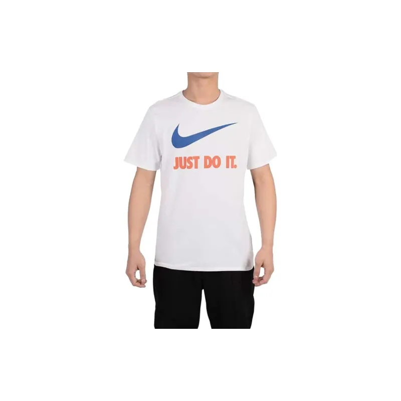 Nike JUST DO IT. T Shirt Men's White-0