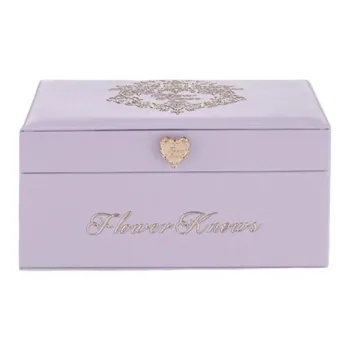 FlowerKnows Beauty Storage Boxes Purple