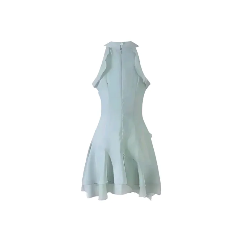 ETSE Sleeveless Dresses Women's Mint Green Dress-1