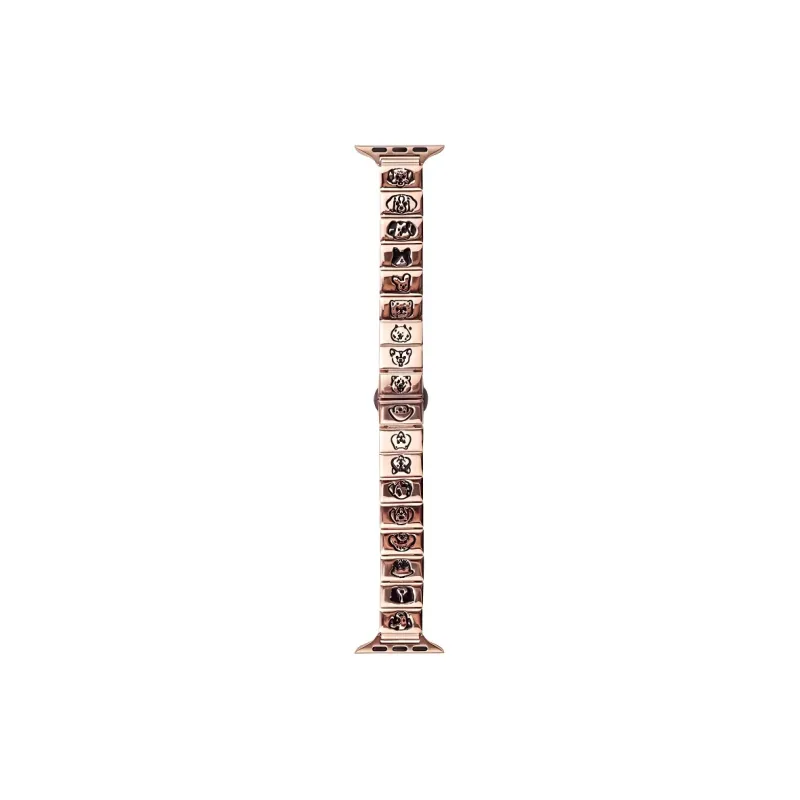 KVZUVUU Apple Compatibility Watch Band Metal-6