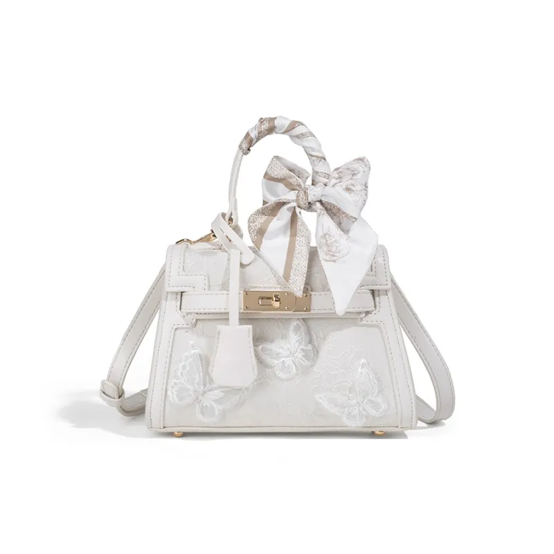 ESNSY PU Shoulder Bag, Crossbody Bag, Handbag Regular Women's White/Pink-1