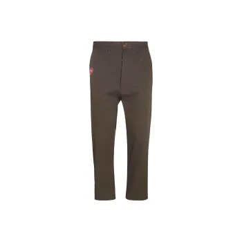 Vivienne Westwood Logo Embroidered Cropped Trousers