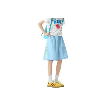 H.V.G.A Casual Shorts Unisex Light Blue