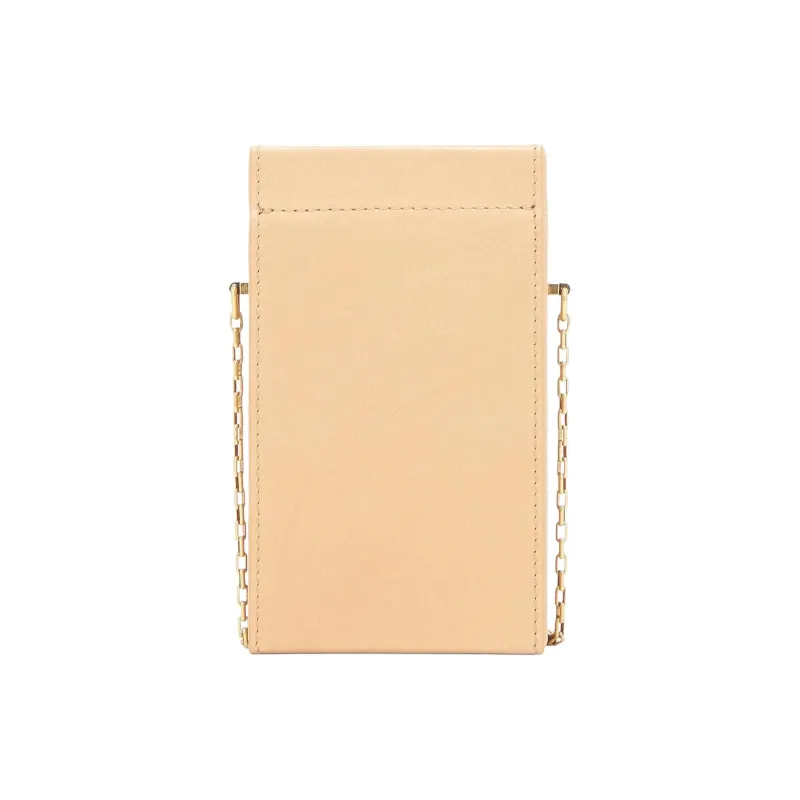 SAINT LAURENT Leather Box Bag, Crossbody Bag, Shoulder Bag Mini Women's Vintage Brown Gold-1