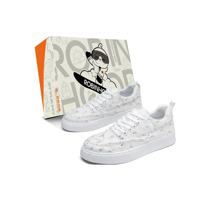 ROBINHOOD Coverage Slip Resistant Impact Resistant Abrasion Resistant Lightweight Low Top Skateboard Shoes Men's Box-1
