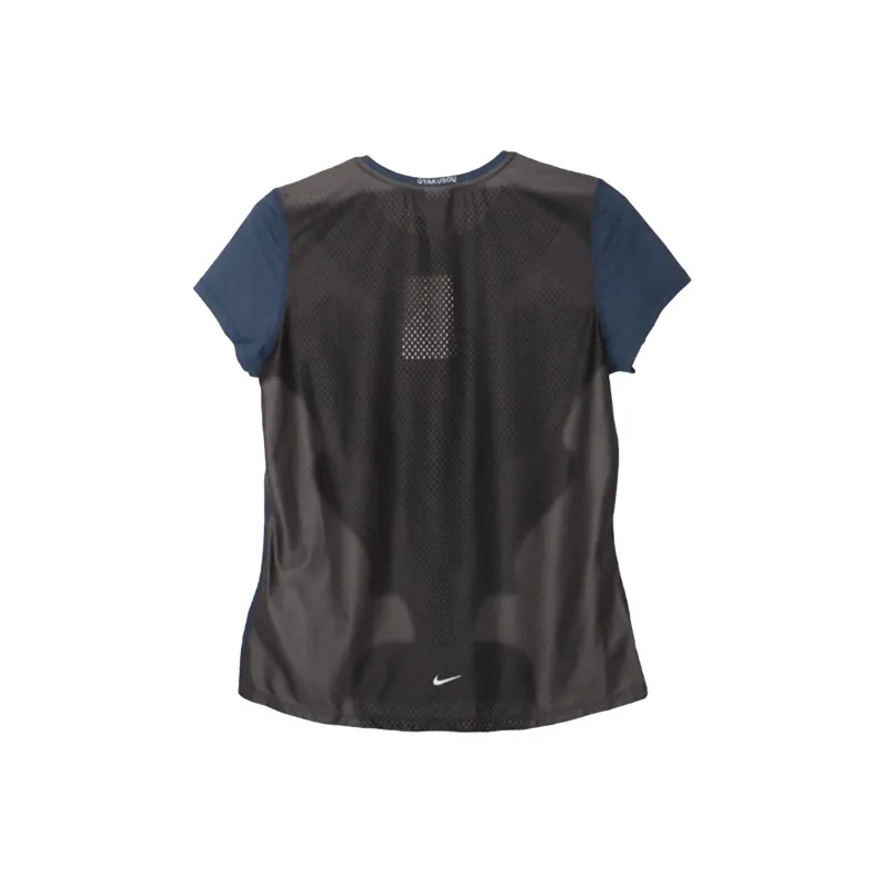 Nike Dri Fit T Shirt Women's Blue Black-1