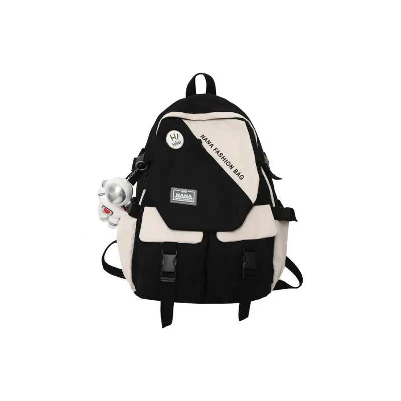 Wolfhorse Nylon Backpack Unisex White/Red/Blue/Green-0