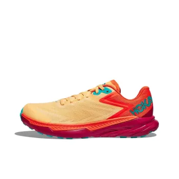 HOKA ONE ONE ZINAL Anti Slip Wear Resistant Low Top Running Shoes Men's Orange