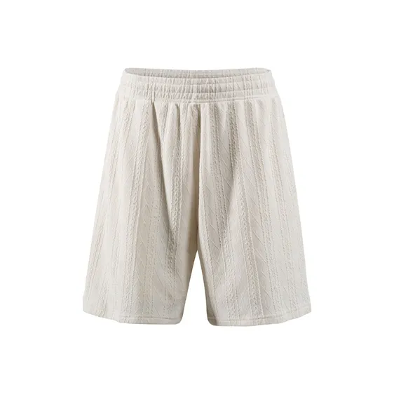 Monster Guardians Casual Shorts Men's Beige-0
