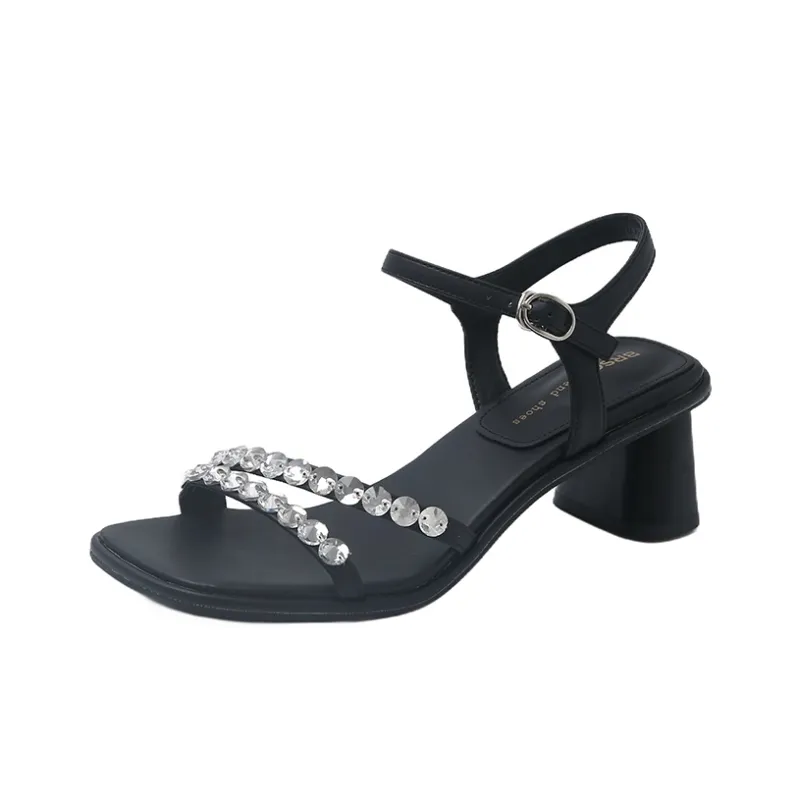 WUJI One Strap Sandals 5cm Women's-0