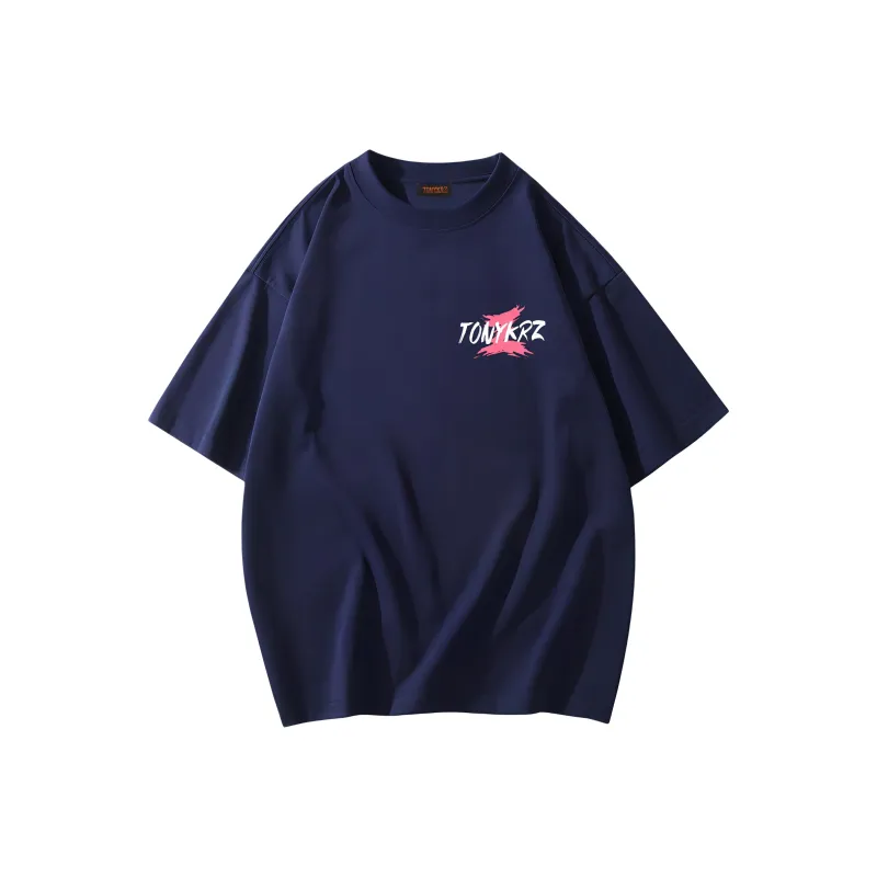 TONYKRZ T Shirts Unisex Navy Blue-0