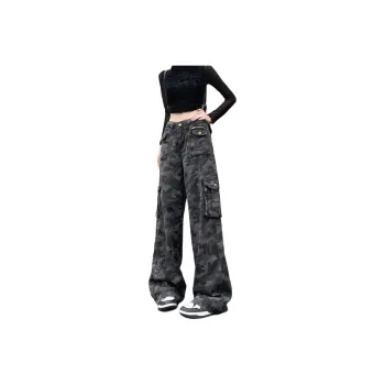 MGXEK Jeans Unisex Camouflage
