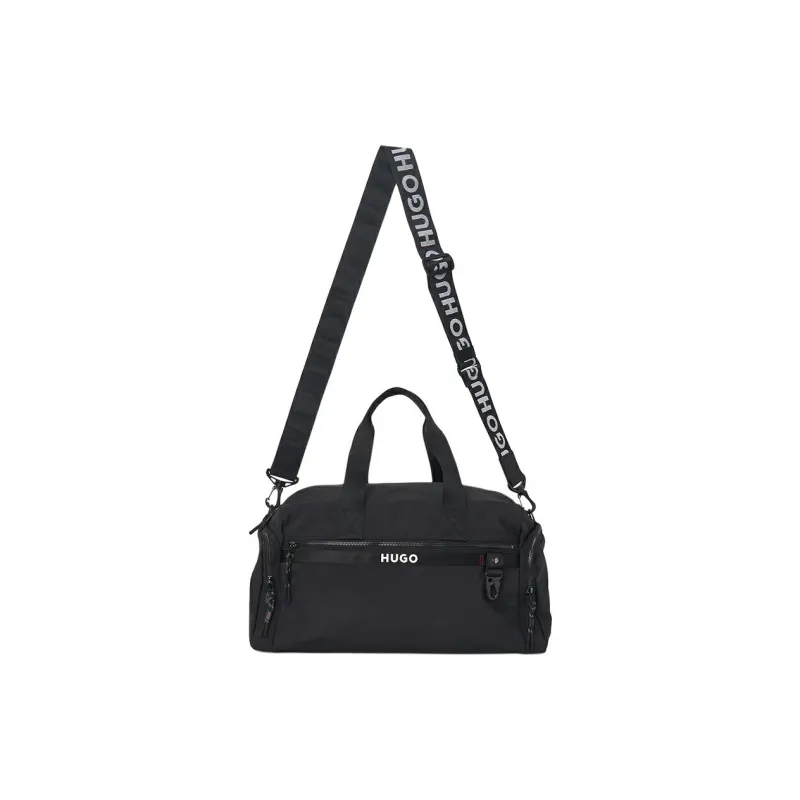 HUGO BOSS PU Travel Bag Men's Black-5
