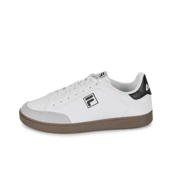 FILA Anti Slip Wear Resistant Low Top Skateboard Shoes Men's White Black Brown