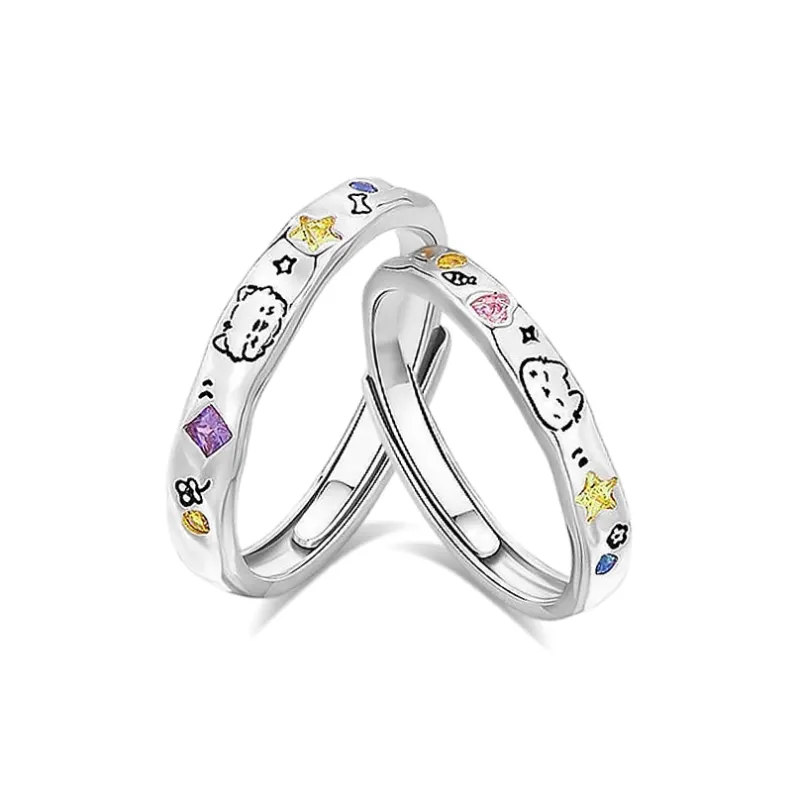 WANLIACC S925 Silver Rings Unisex-2