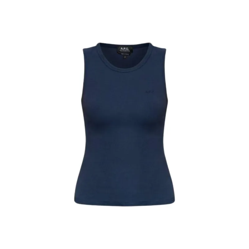 A.P.C Organic Cotton Tank Top-0