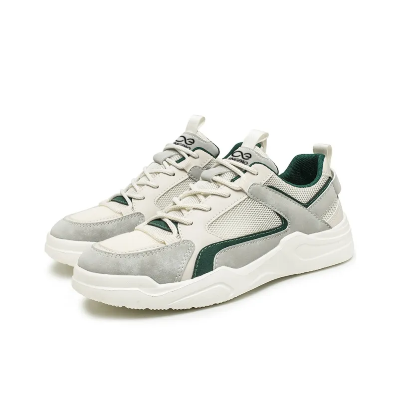 LINGPAO Shock Absorbers With Abrasion Resistant And Slip Resistant Properties Low Top Casual Shoes Men's-1