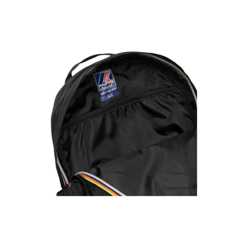 K WAY Nylon Backpack Regular Unisex Black-1