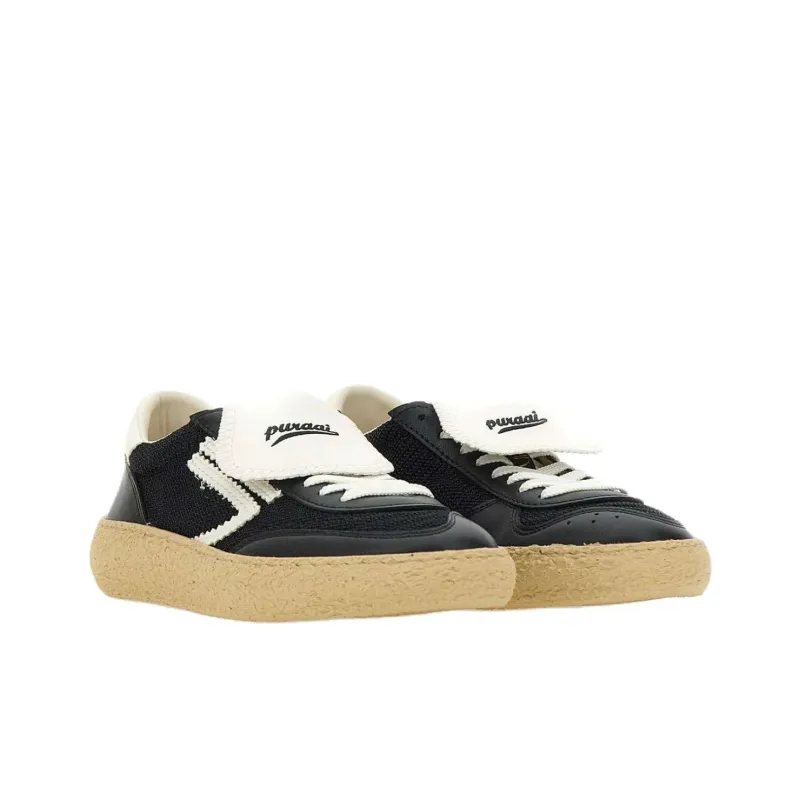 Puraai Polly Tab 4.05 Low Top Skateboard Shoes Women's Black-3