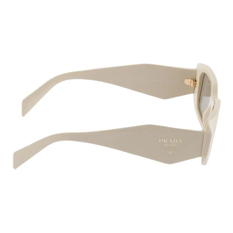 PRADA Irregular Shape Sunglasses Women's Gray-1