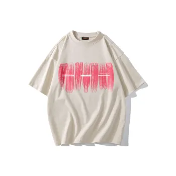 TONYKRZ T Shirts Unisex Light Beige Apricot